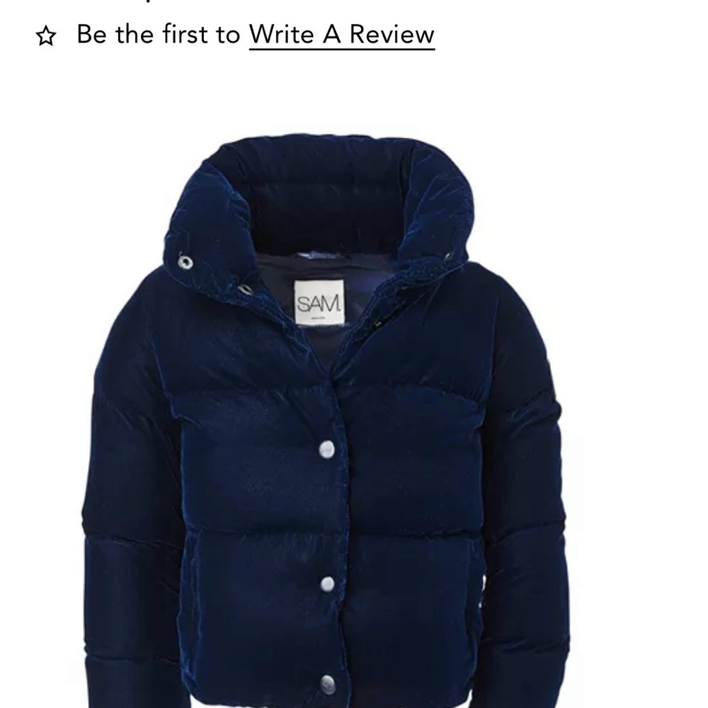 SAM. Kids Midnight Blue Puffer Coat